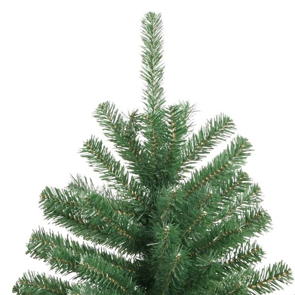 Berkfield Artificial Hinged Christmas Tree with Stand Green 180 cm