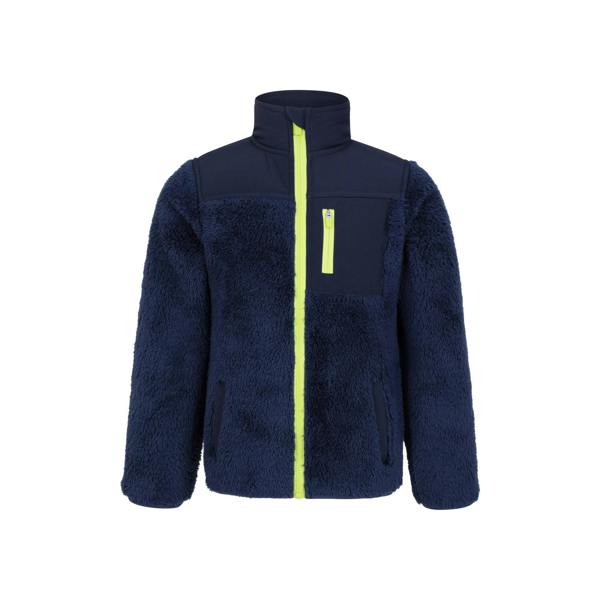 Mountain Warehouse Childrens/Kids Cosy Recycled Sherpa Fleece Jacket - Navy - 