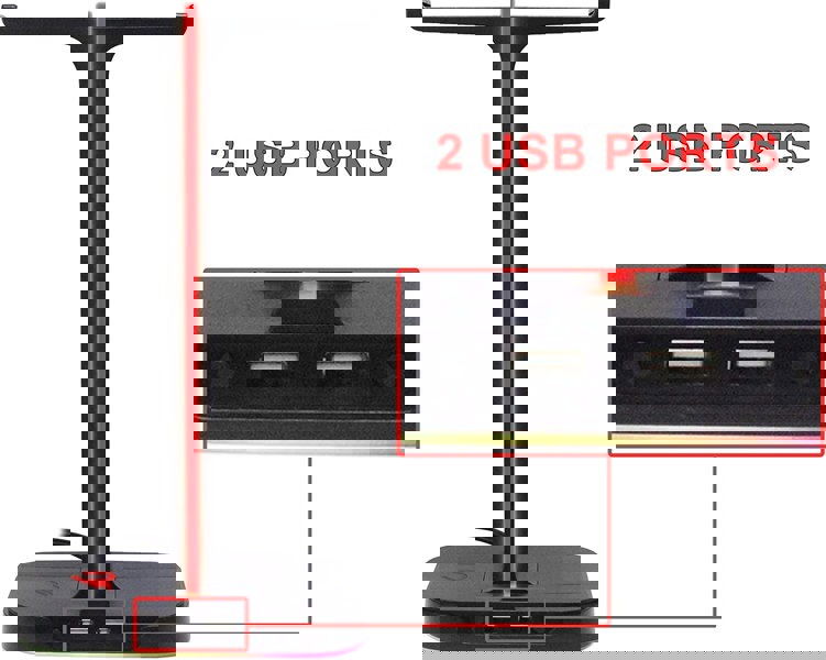Subsonic | Dual Stand for 2 Gaming Headsets