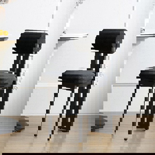 Maisie Dining Chair, Black Velvet x 4 Chairs / Set, For Clearance-Weilai Concept-Weilai Concept