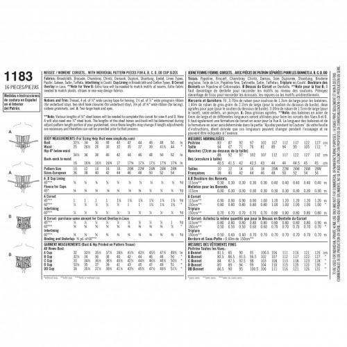 Simplicity Sewing Pattern 1183 Women
