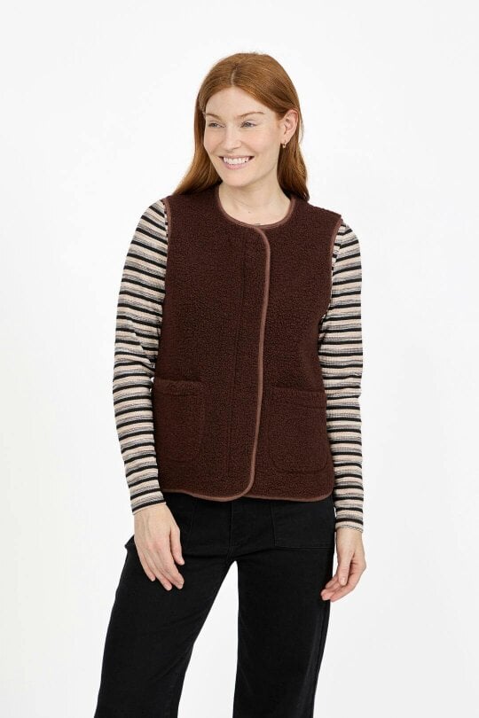 Mudflower Teddy Borg Gilet