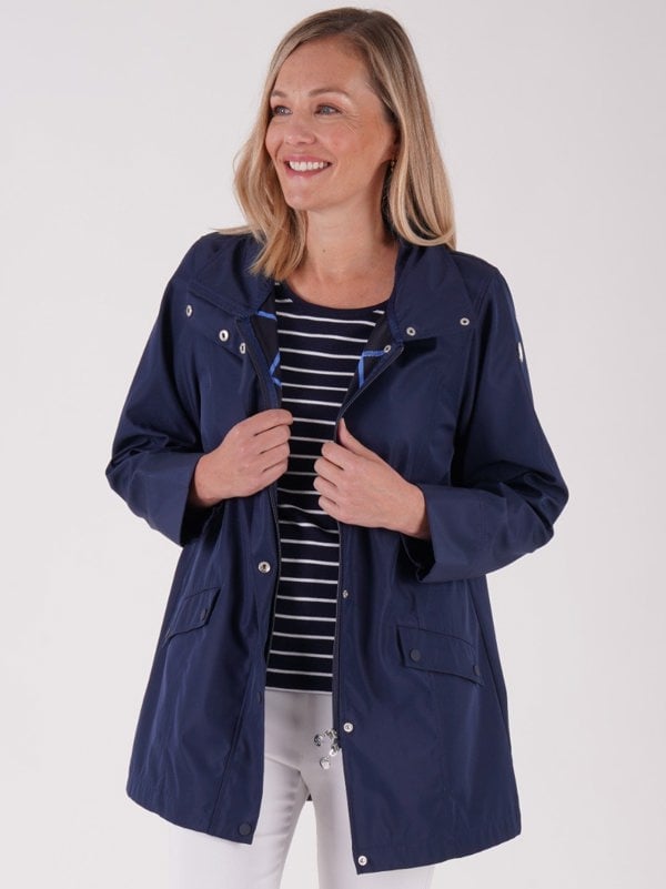 PennyPlain Raincoat - French Navy