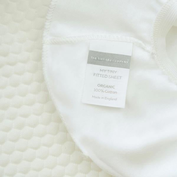 Premium Organic 100% Cotton Fitted Sheet to fit Stokke Sleepi V2 - 122 x 68cm - The Tiny Bed Company™