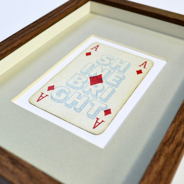 Hands & Hearts Shine bright playing card print