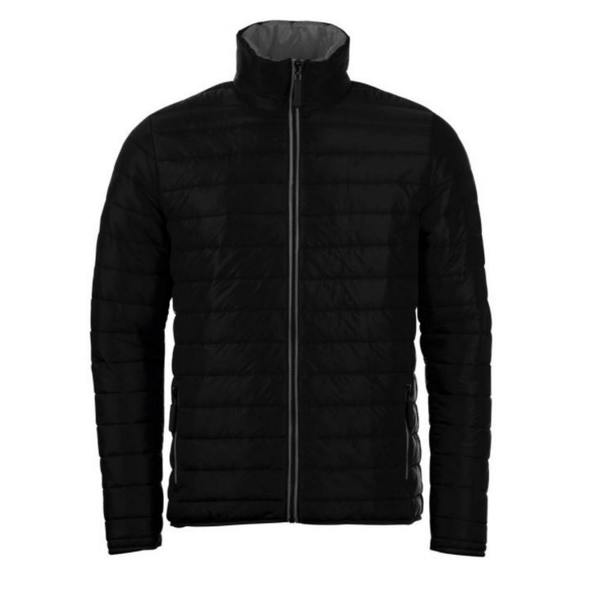 SOLS Mens Ride Padded Water Repellent Jacket - Black