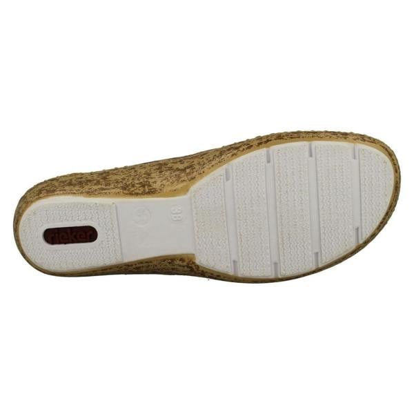 Rieker Ladies Rieker Summer Shoes With Punched Out Detailing 44864
