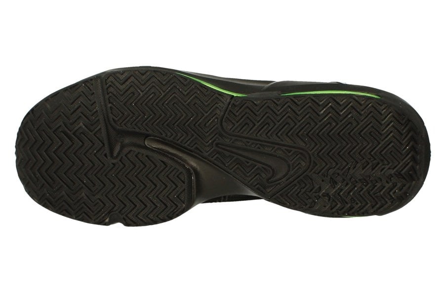 Nike Lebron Witness VI Mens Basketball Trainers Cz4052  004 - Black Anthracite Volt 004 - Photo 4