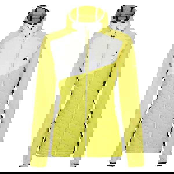 Dare 2B Womens/Ladies Ascending Hybrid Jacket - Yellow Plum/White - 
