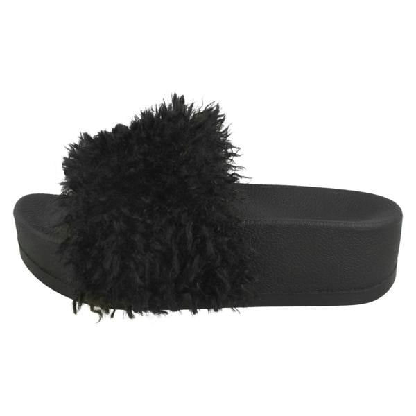 Spot On Ladies Spot On High Flatform Mule