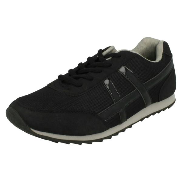 Spot On Ladies Spot On Flat Casual Lace Up Trainers
