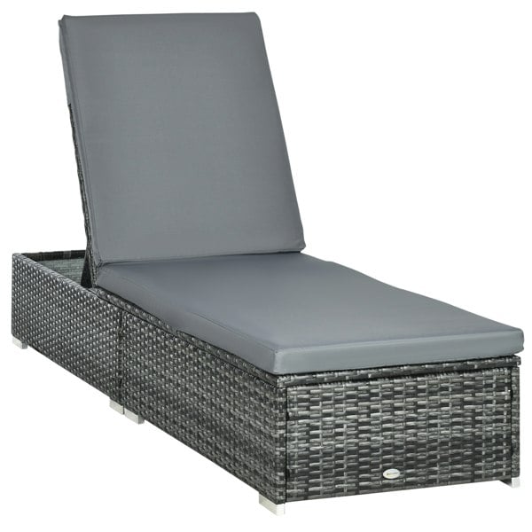 Rattan Sun Lounger
