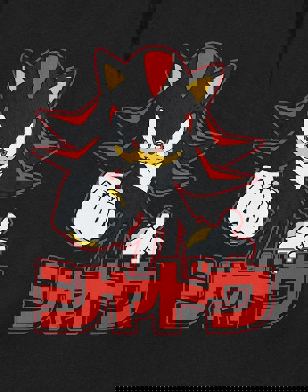 Sonic the Hedgehog Shadow Mens Black Japanese Short Sleeved T-Shirt