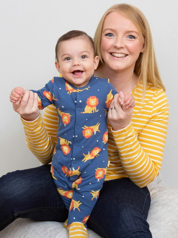 Kite Baby Organic Lion And Mouse Sleepsuit