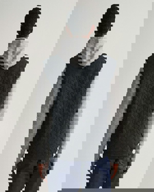 GANT Mens Quilted Windcheater Vest - 5 Black