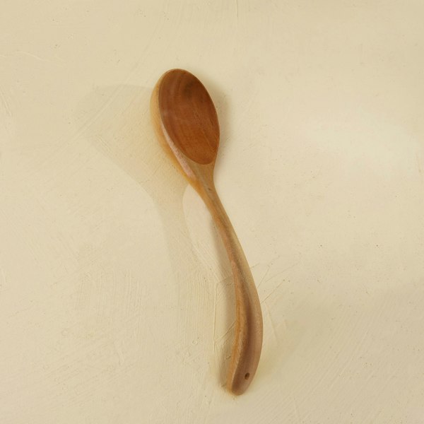 Teak wooden ladle premium sustainable serving spoon kitchen