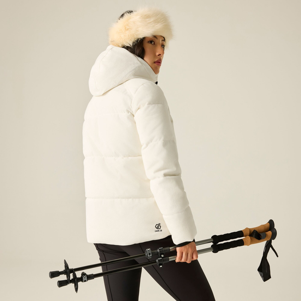 Dare 2B Womens Allure Cord Ski Jacket - Egret