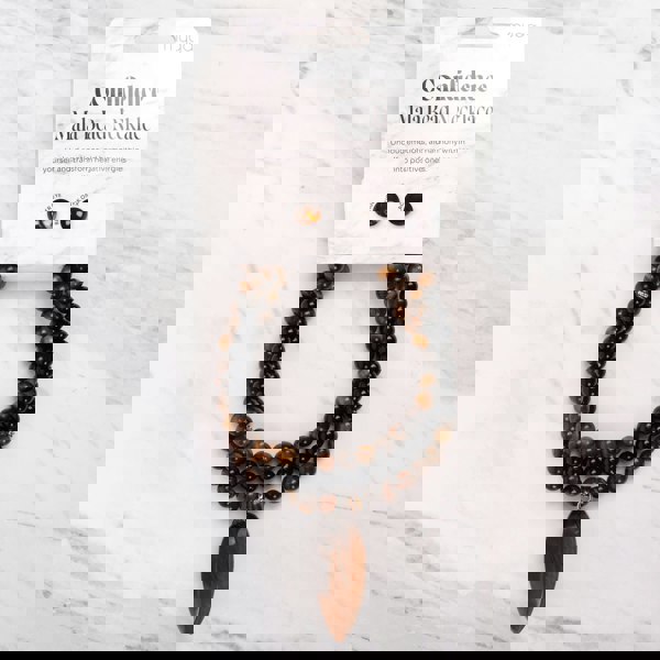 Myga Confidence Mala Bead Necklace