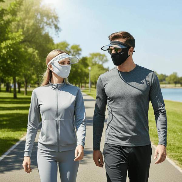 Anniou Sun Protection Brim Face Mask
