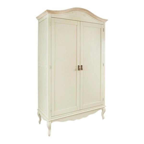Statement Furniture Juliette Double Wardrobe French Style 2 Door Bedroom Storage