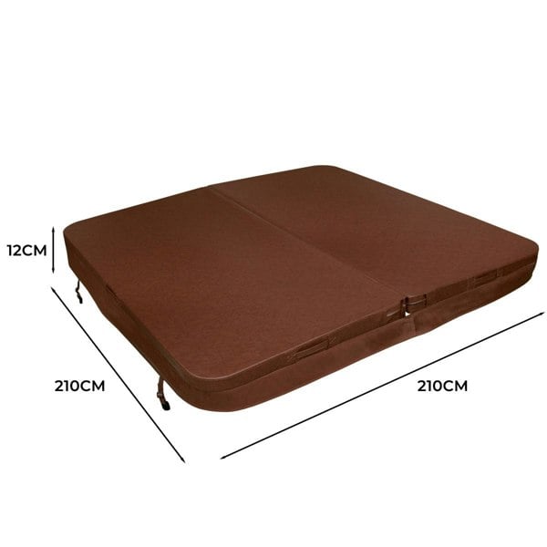 Jardi 2.1m Hot Tub Spa Cover – Brown