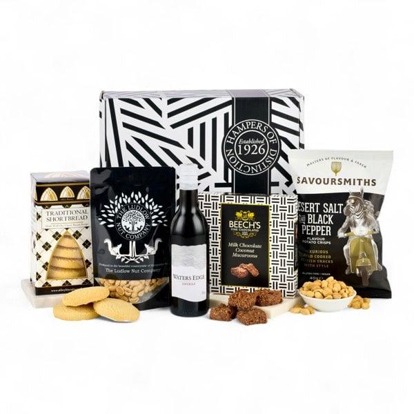 Hampers of Distinction Wine & Treats Gift Box