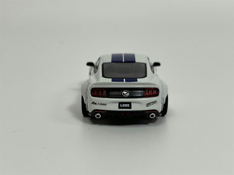 Mini GT Ford Mustang GT LB Works White RHD 1:64 Scale MGT00646R