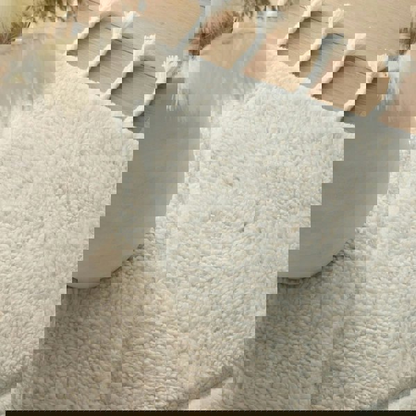 The Rugs Premium Berber Diamond Knotted Wool Rug | Luxury