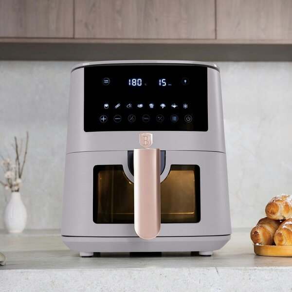 Berlinger Haus Air fryer, 5 L, visible window Berlinger Haus BH9491 Taupe