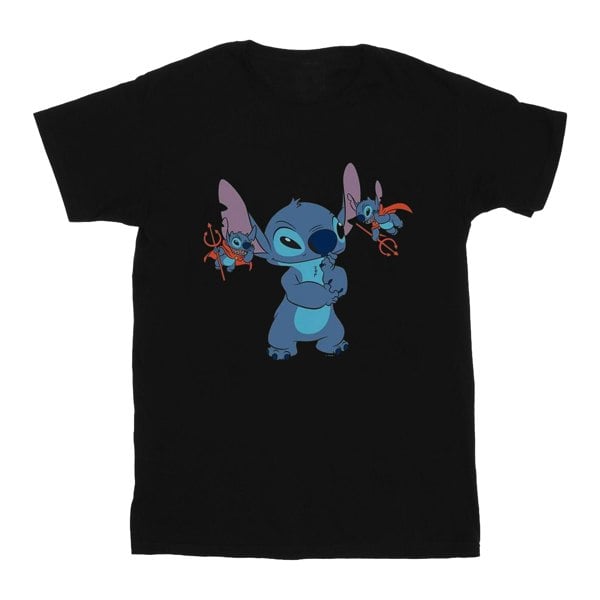 Disney Boys Lilo And Stitch Little Devils T-Shirt - Black