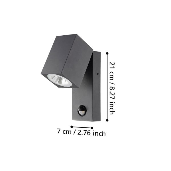 EGLO Sakeda Outdoor Wall Light Anthracite
