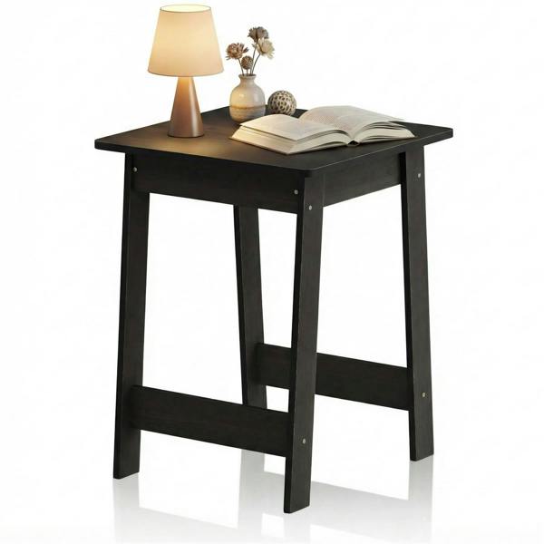 WALPLUS Beginning End Table, Espresso | Stylish Table for Home Use with Practical and Modern Design