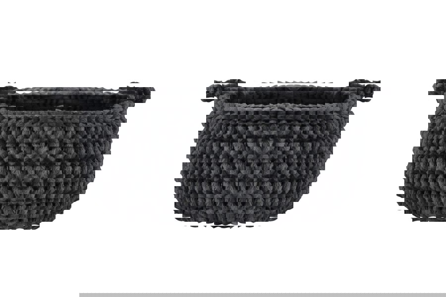 Small basket CHARCOAL - Zuri House