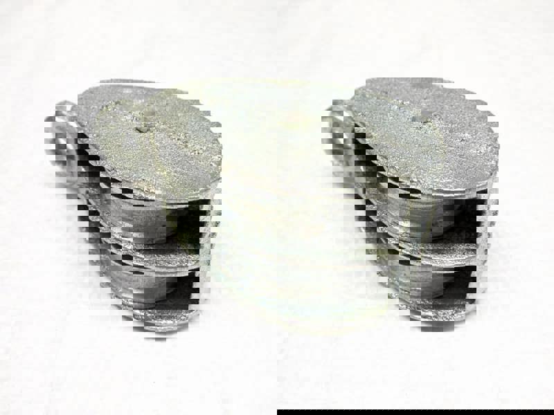 25MM Awning Pulley Double Cast Sheave Fixed Round Eye - Rope Pulling Washing Line