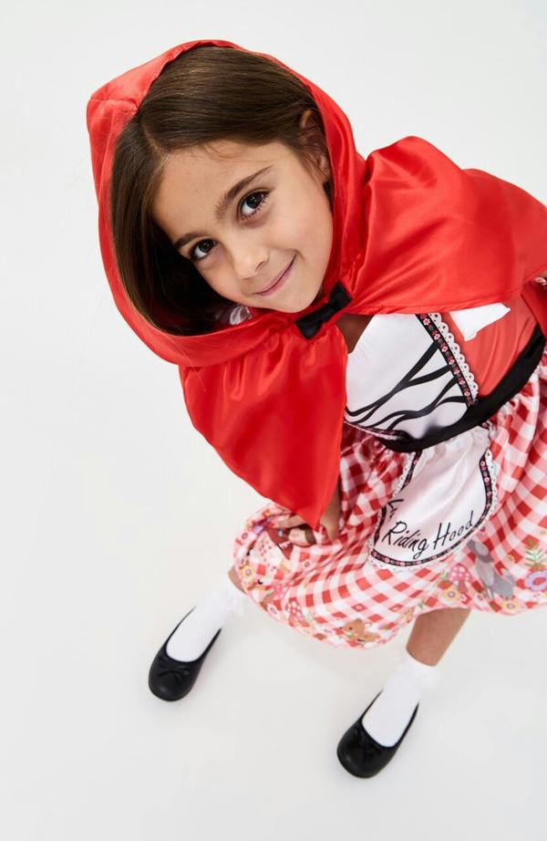 Vanilla Underground Blues Group Girls Red Little Red Riding Hood 2 Piece Costume