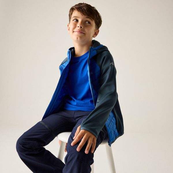Regatta Kids Andreson Hybrid Padded Jacket - Night Sky/Olympian Blue