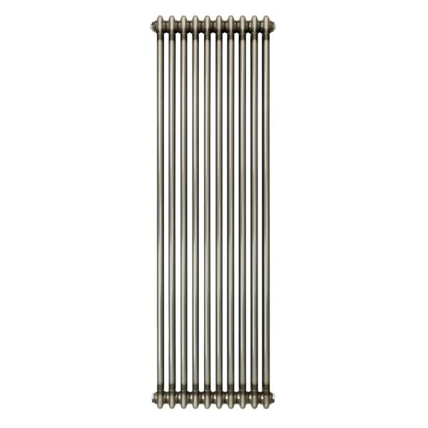 Monstershop Traditional 2 Column Radiator - 1500 x 470mm - Raw Metal