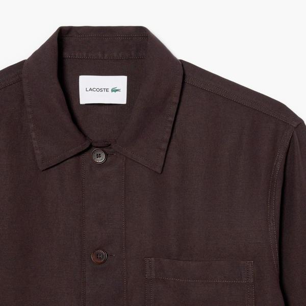 Lacoste CH1841 Linen Blend Overshirt
