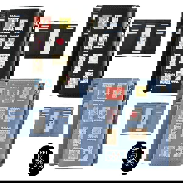 Mala Leather The Botanists Post Range Tri Fold Purse