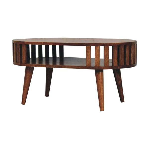 Artisan Furniture Solid Wood Honey Caramel Ariella Coffee Table
