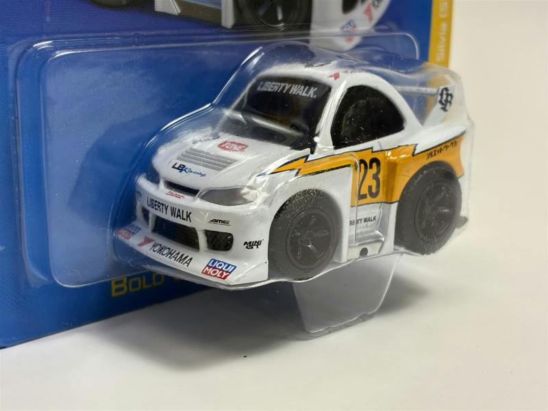 MCSlots Nissan Silvia S15 LB Silhouette Liberty Walk Presentation Qube Carz 6cm QZ00501BL