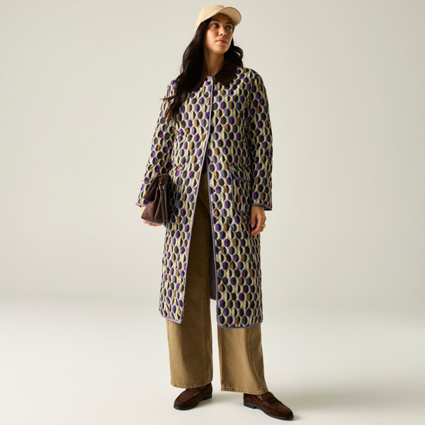 Regatta Womens/Ladies Orla Kiely Oval Quilted Jacket - Multicoloured