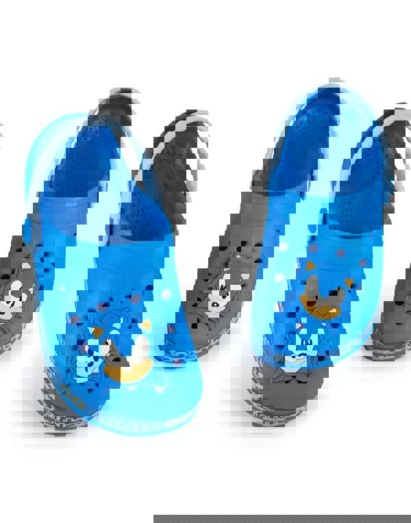 Sonic the Hedgehog Boys Blue Character Clogs