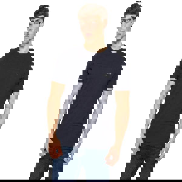 Crosshatch Mens Carritore T-Shirt - Navy - 