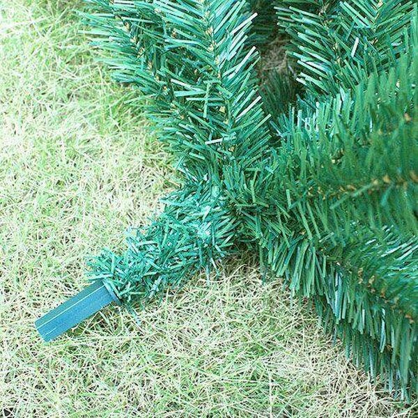 Shatchi 4ft Green Artificial Christmas Tree with 230 Tips and Clear Fairy Lights