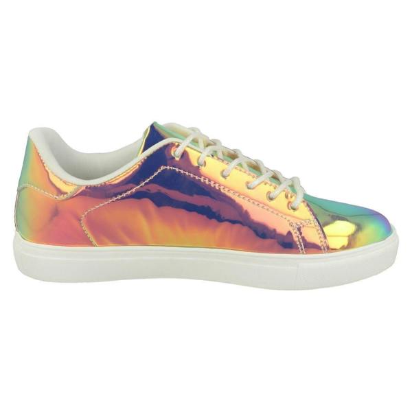 Spot On Ladies Spot On Casual Hologram Pumps