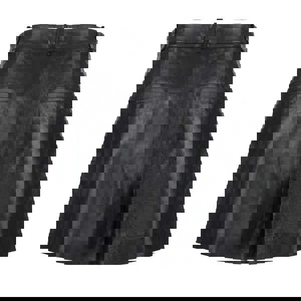 Proenza Schouler luxurious black leather shorts