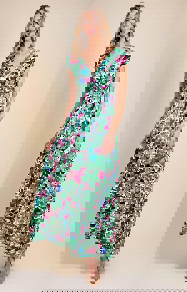 Alie Street London Sophia Maxi Dress - Paradise Green