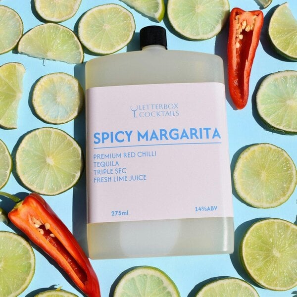 Letterbox Cocktails Spicy Margarita Mini Cocktail | Premium Letterbox Cocktail Gift (100ml)