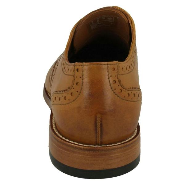 Clarks Mens Clarks Formal Brogue Detailed Shoes James Wing